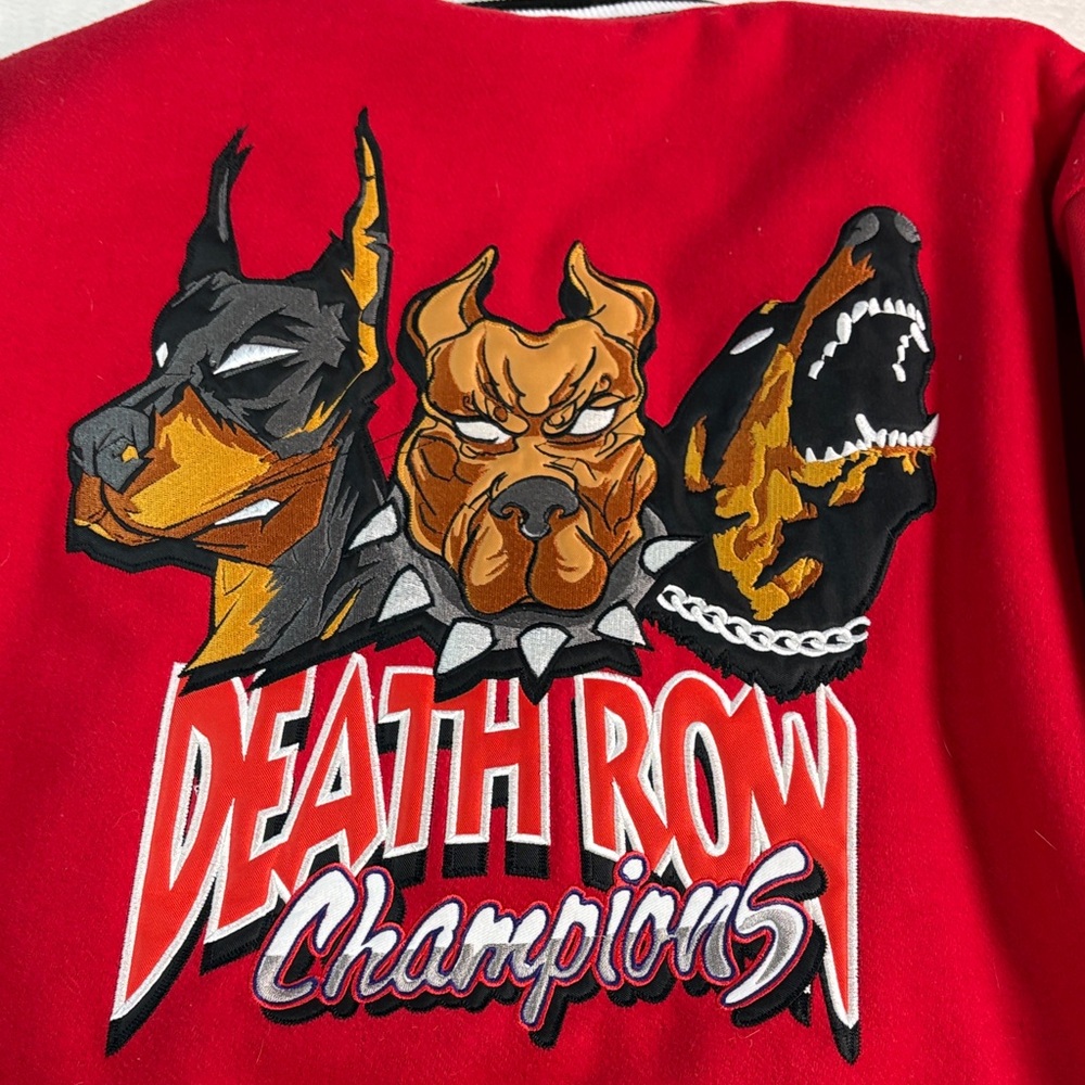 Death Row Red Varsity Jacket - Picture 11 of 14